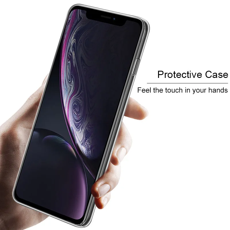 Для iPhone XR чехол IMAK Прозрачный износостойкий ПК Жесткий Чехол для iPhone XR iPhone 11 11 pro 11 pro max Crystal Cover