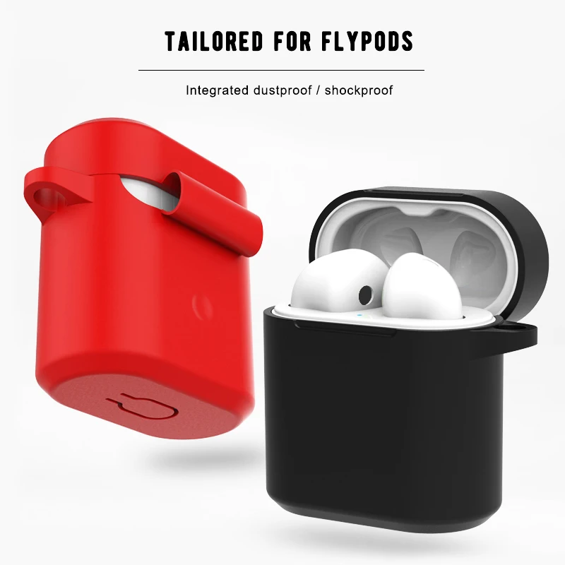 Ударопрочный чехол для наушников Huawei Honor FlyPods мягкий силиконовый зарядки