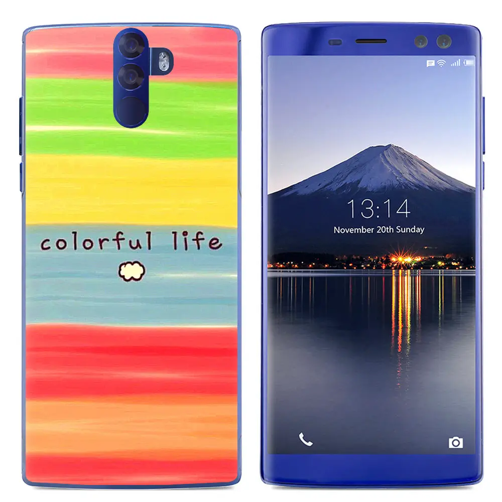 Phone Case For Doogee BL 12000 6-inch Cute Cartoon High Quality Painted TPU Soft Silicone Cover |