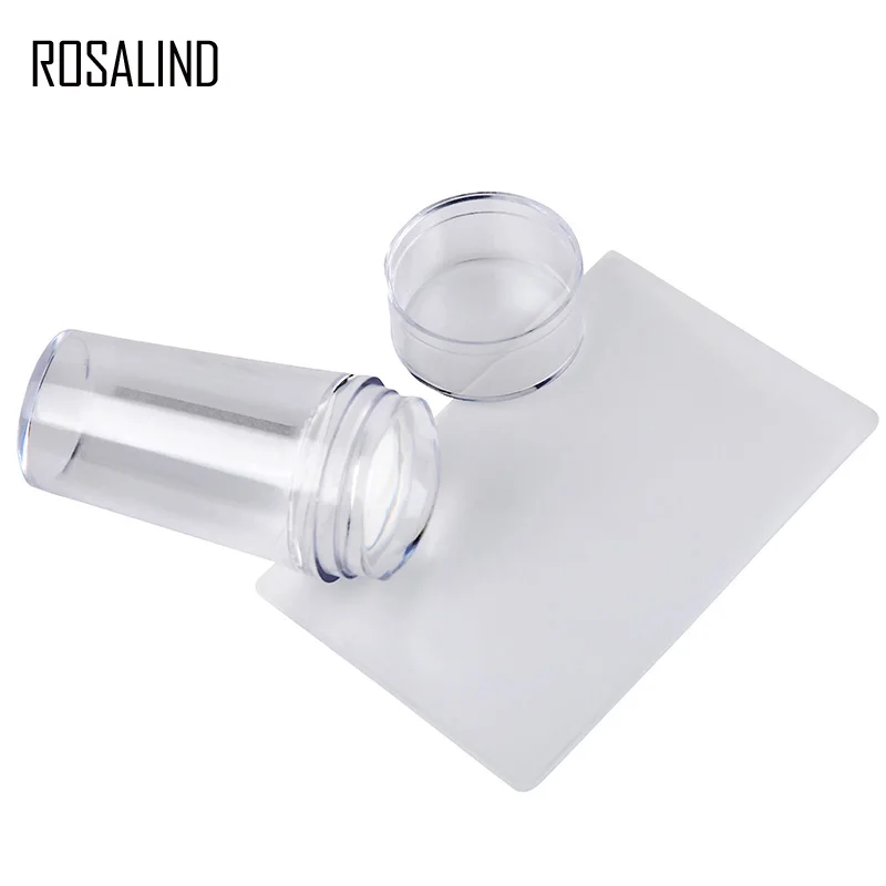 Штамповочная пластина для дизайна ногтей ROSALIND шаблоны из нержавеющей стали