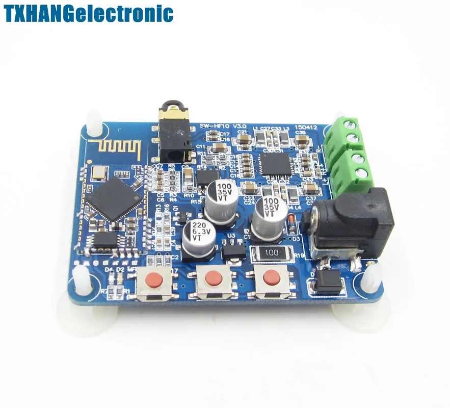 Bluetooth 4 0 PAM8610 приемник Цифровой стерео усилитель 12 В DC 10 Вт + Вт|amplifier 12v|amplifier 10wdc dc |