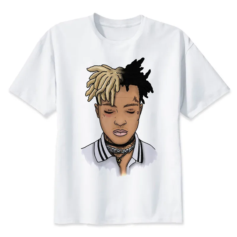 2018 Новое поступление Мужская футболка в стиле хип-хоп Xxxtentacion футболки с рисунком