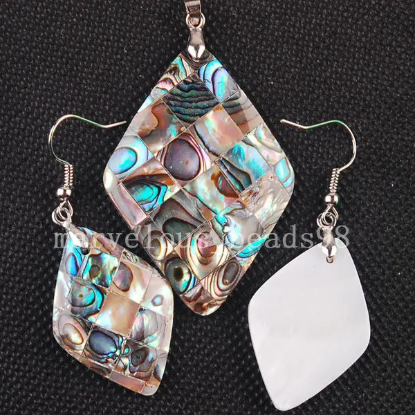 Бесплатная доставка Модные ювелирные изделия Новая Зеландия Abalone Shell Art мотаться