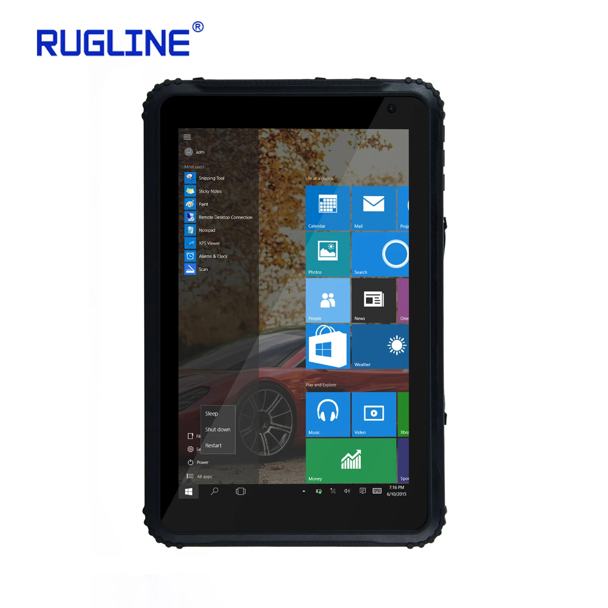 8 дюймов Windows 10 домашний 3g gps NFC промышленный Прочный планшетный ПК с 2 Гб ram 32 Гб rom