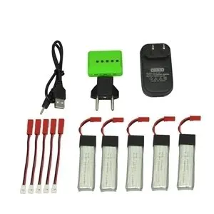 5 шт. зарядное устройство в 1 3 7 В 680 мАч для UDI U815A U817A U818A WLtoys V929 V939 V949 V959 V969 V979 V989 V999 V222