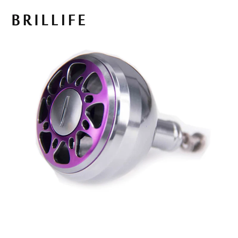 BRILLIFE катушка ручки DIY 2 подшипники алюминиевая Firshing ручка для Shimano Daiwa ABU Garcia