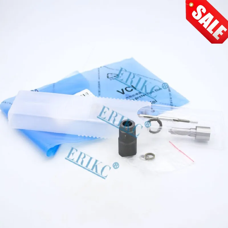 ERIKC 0445110190 Fuel Injector Nozzle DSLA154P1320 Valve F00VC01051 Nut F00VC14012 Overhaul Repair Kits Diesel CR for DODGE Benz |