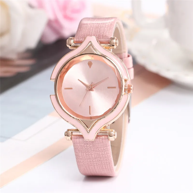 Women's watches Top brand luxury fashion Ladies Watch High Quality Leather Dial Clock Wristwatch Relogio Masculino Gift Dress XC