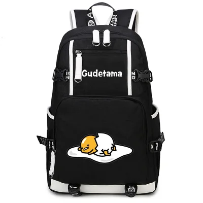 Gudetama Backpack Anime Cosplay Nylon School Bag Travel Bags