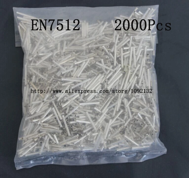 EN7512 голая медная проволока наконечники для 0.75mm2 20 AWG провода 12 мм Длина штифта 2000