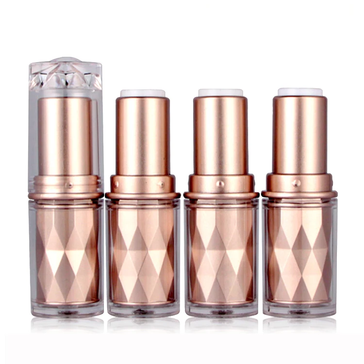 

10/20/50/100pcs 12.1 Empty Clear Plastic Rose Gold Lipstick Tube DIY Lip Rough Cosmetic Lip Balm Container Chapstick Pipe Shell
