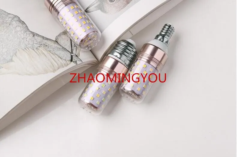 Ен E14 E27 8 Вт 12 16 Corn светильник SMD2835 светодиодный лампы 85 265V 3 цвета температуры