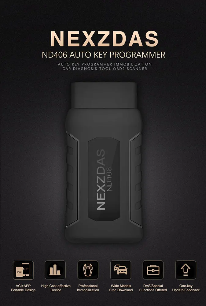 HUMZOR NEXZDAS ND406 Lite Pro Автоматическое Диагностическое и IMMO устройство для программирования ключа и сброса обслуживания для масла/ABS/SAS/EPB/DPF/TPMS