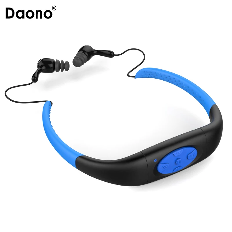 Спортивный MP3 плеер Daono IPX8 водонепроницаемый 4 Гб fm радио для плавания серфинга