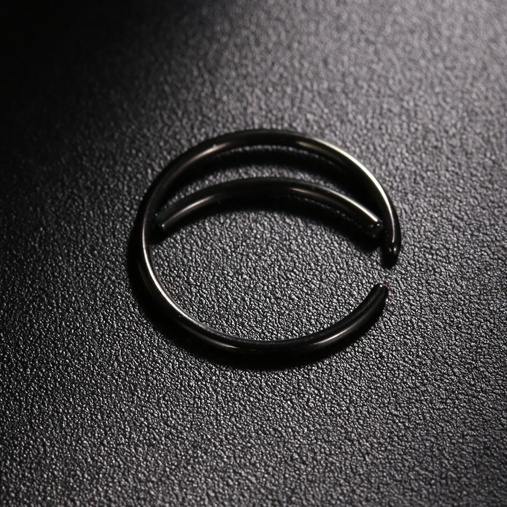 1 шт. Moon кольцо в нос индийское кольцо в нос Snug Septum ювелирные изделия пирсинг маленькая серьга для носа аксессуары для унисекс