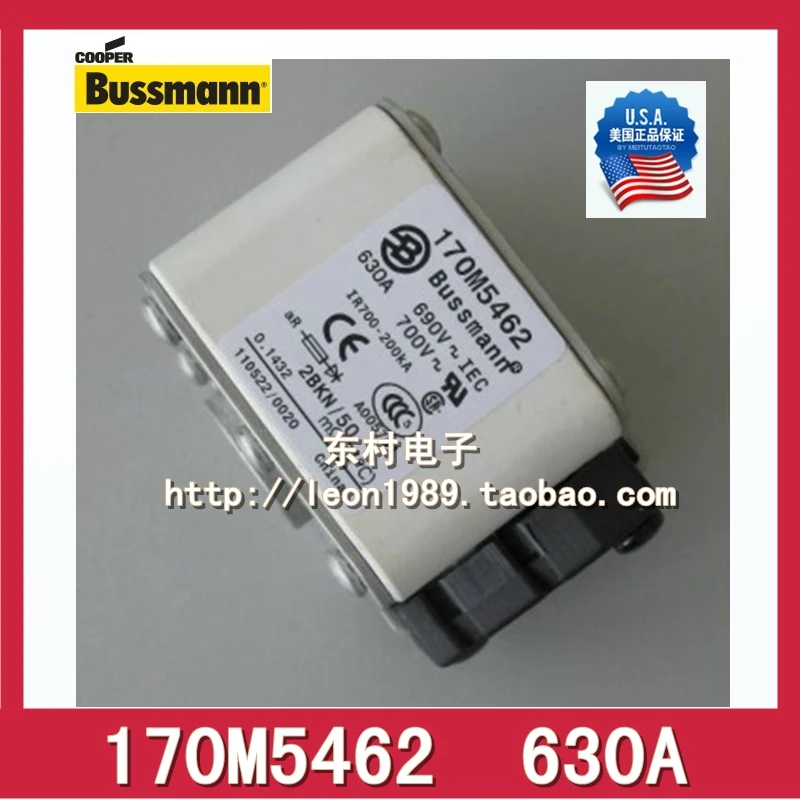 

Предохранитель ussmann 170M5462 630A 690V ~ 700V для быстрого действия