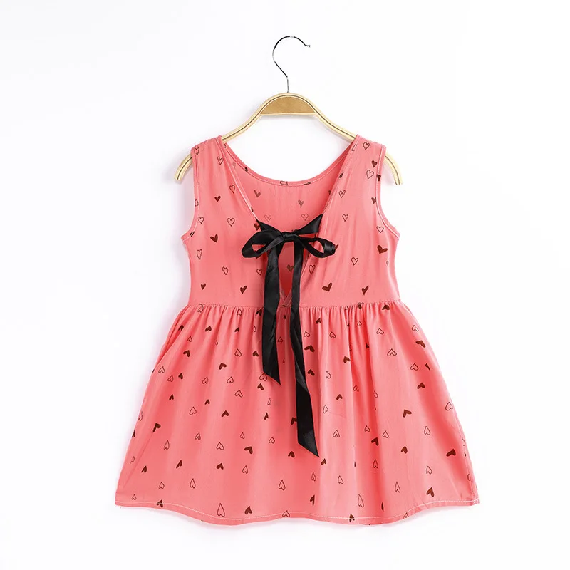 Детские платья для маленьких девочек без рукавов милое платье принцессы