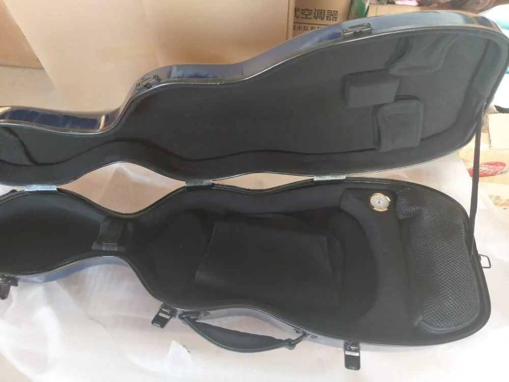Новинка чехол для скрипки из углеродного волокна 4/4 размера синий цвет|carbon fiber violin