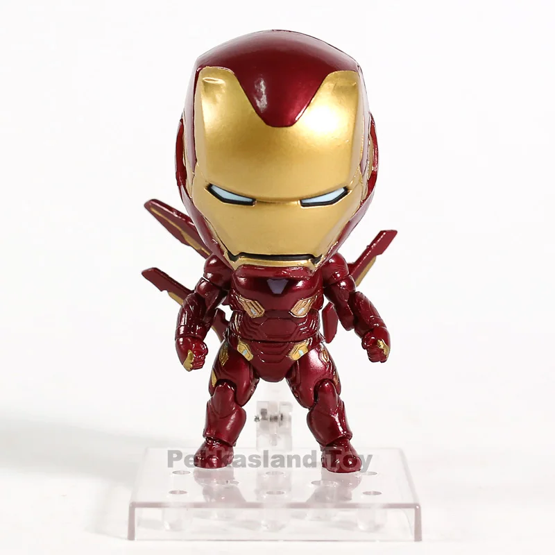 Marvel Мстители Nendoroid 988 Mk50 Железный человек Mark 50 Infinity Edition ПВХ Железный человек фигурка Коллекционная модель игрушки