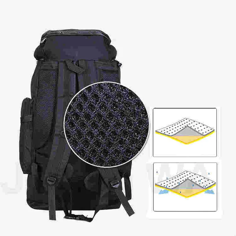 100L Водонепроницаемый Открытый альпинистский походный рюкзак горные спортивные
