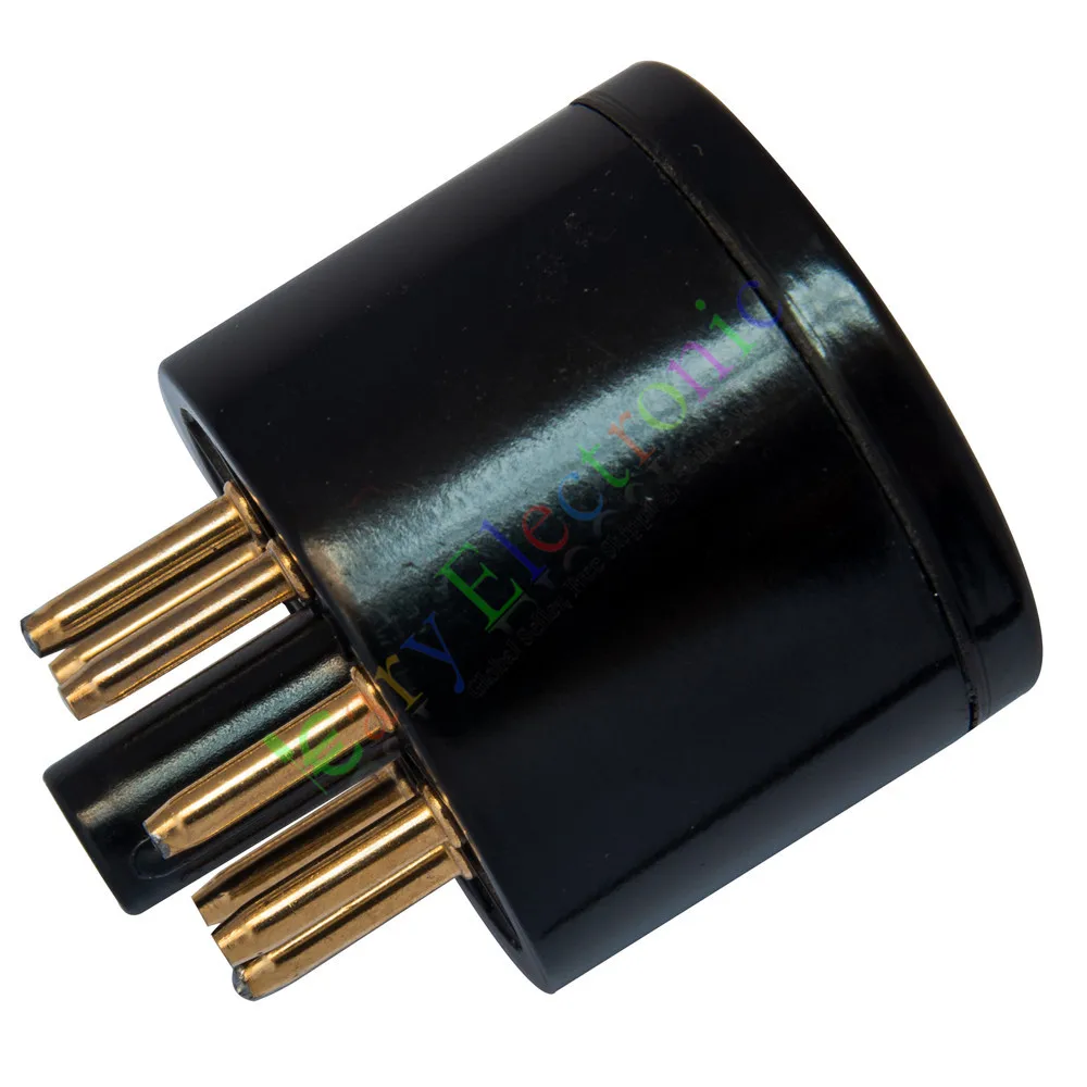 Розничная и оптовая продажа 2 шт. Золотая бакелитовая вакуумная трубка с разъемом