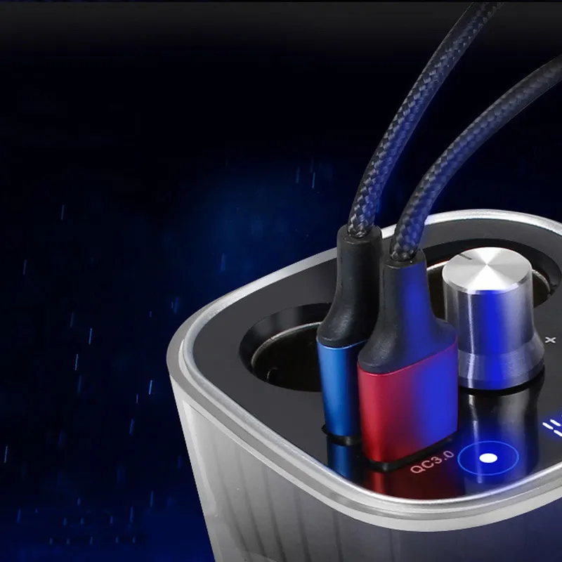 Автомобильное зарядное устройство Bluetooth чашка USB зарядка 2 зарядный разъем для