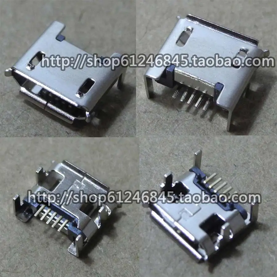 

Free shipping For Lenovo and other tablet pc mobile phone USB Micro data interface end plug 5P pin 204