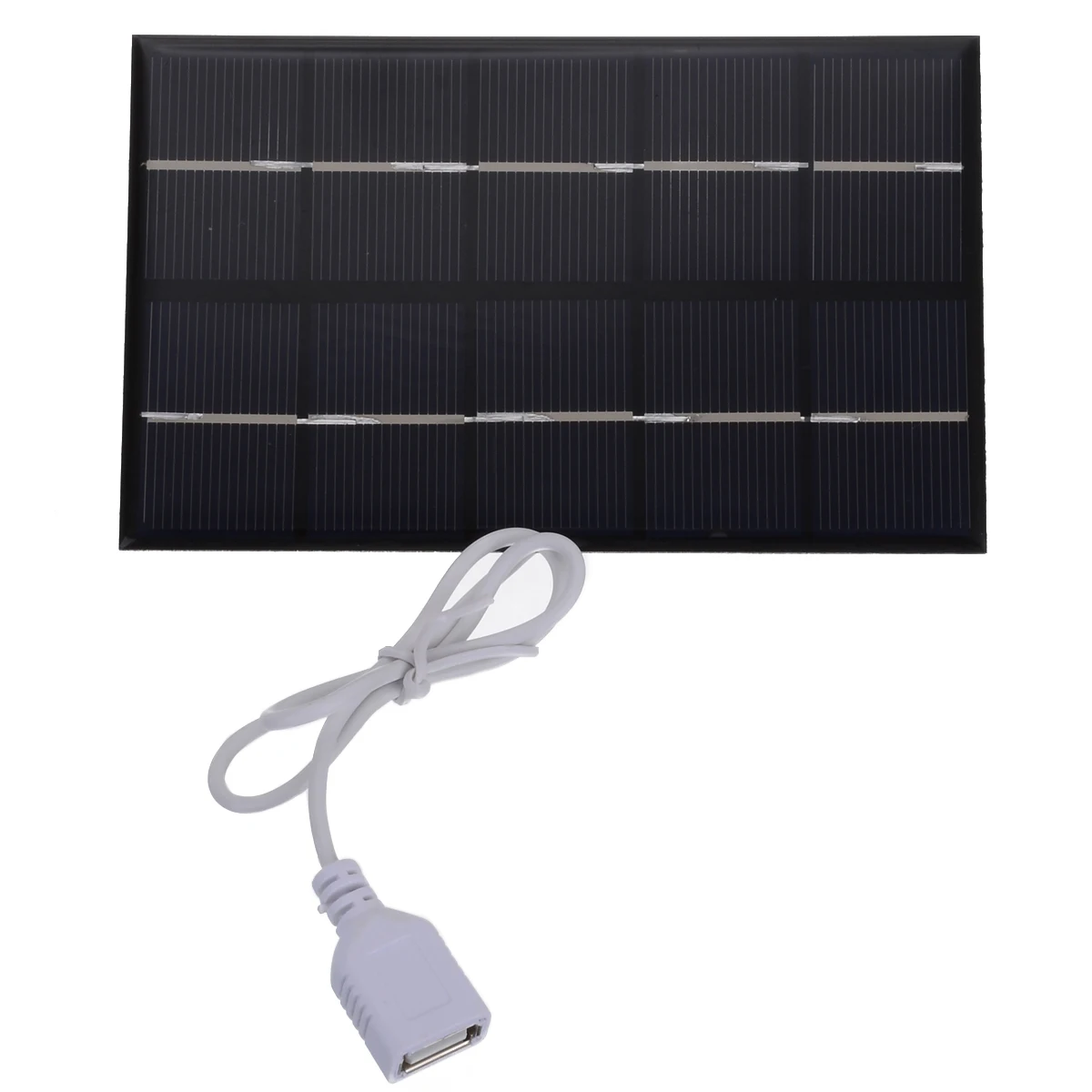 

5W 5V Portable USB Output Solar Panel Charger Pane USB Port Mobile Phone Travel Outdoor Solar Panel