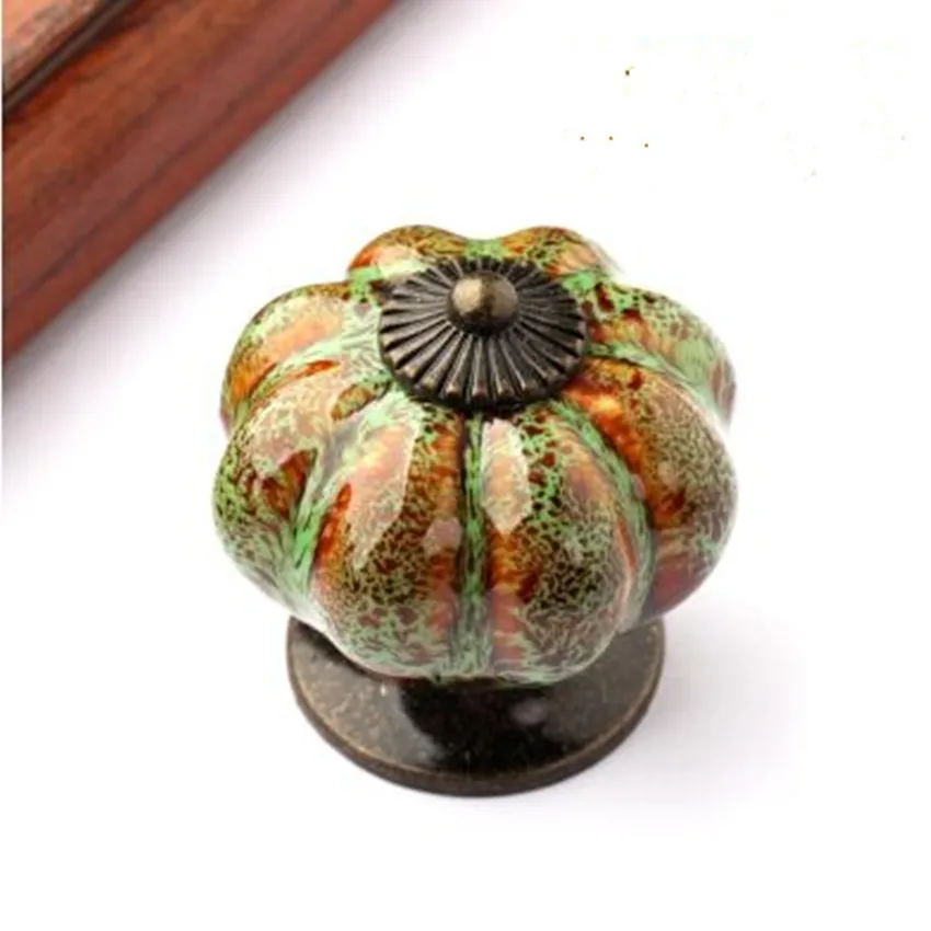 Ручки для ящиков и шкафов в стиле ретро винтажные потертые Керамические ручки