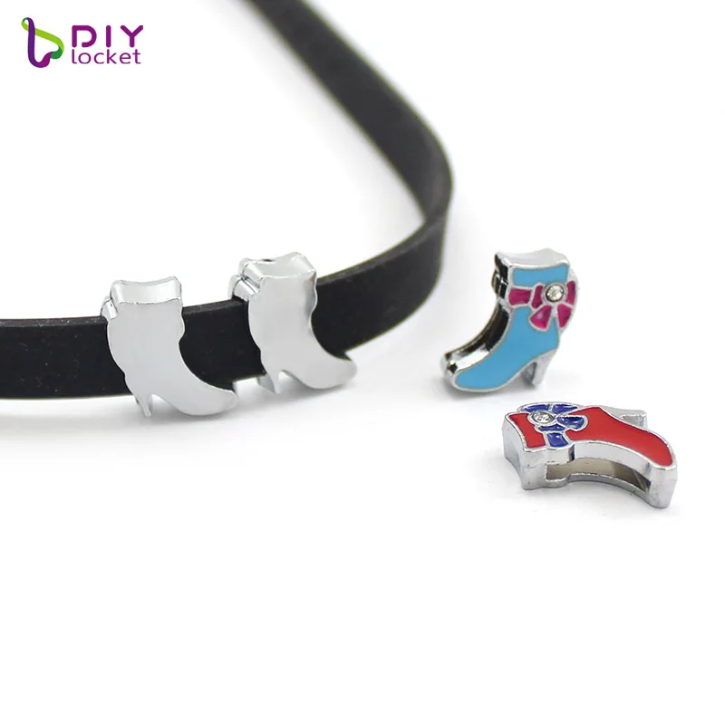 8 мм с красивыми туфлями на высоких каблуках Slide Charms Fit Diy браслет ремень и для