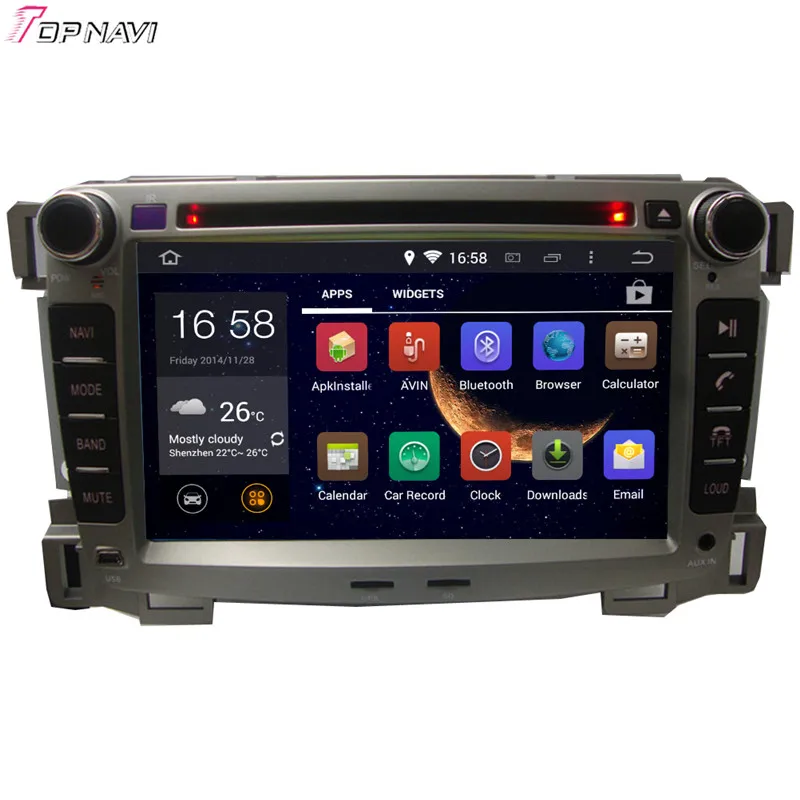 Автомобильный радиоприемник Topnavi 7 дюймов Восьмиядерный 4 Гб ОЗУ Android 6 0 стерео GPS