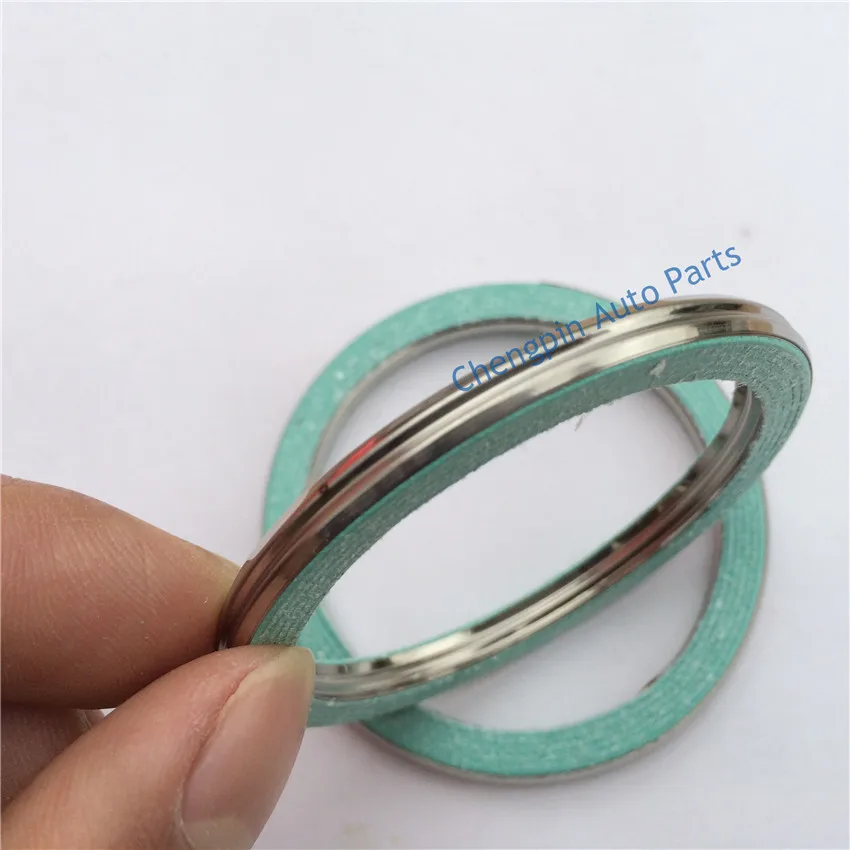 (2 шт./лот) автозапчасти фланец выхлопной трубы прокладка сзади OEM #90917-06046 для TOYOTA