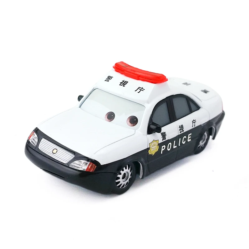 Игрушечные машины Диснея Pixar Police металлические литые под давлением 1:55 свободные