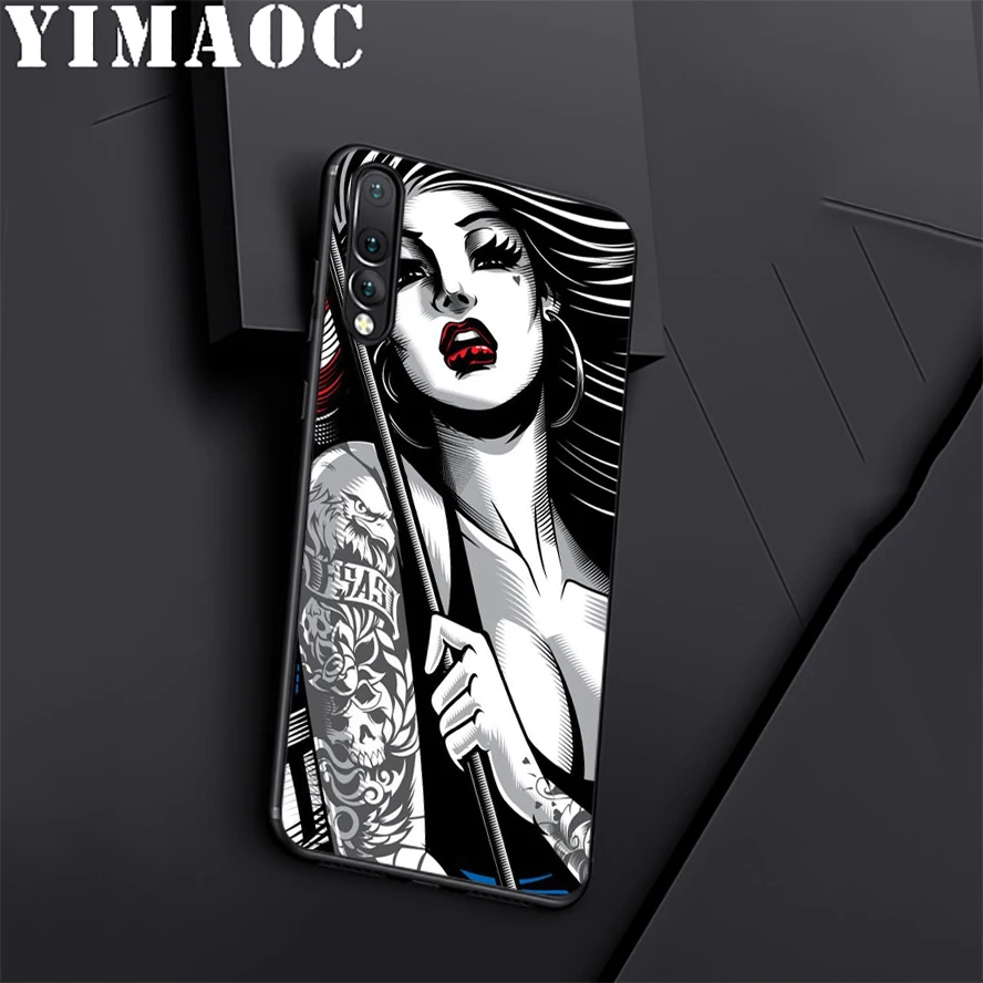 YIMAOC Галстук Человек Сексуальная Девушка Мягкий силиконовый чехол для huawei Honor mate 10