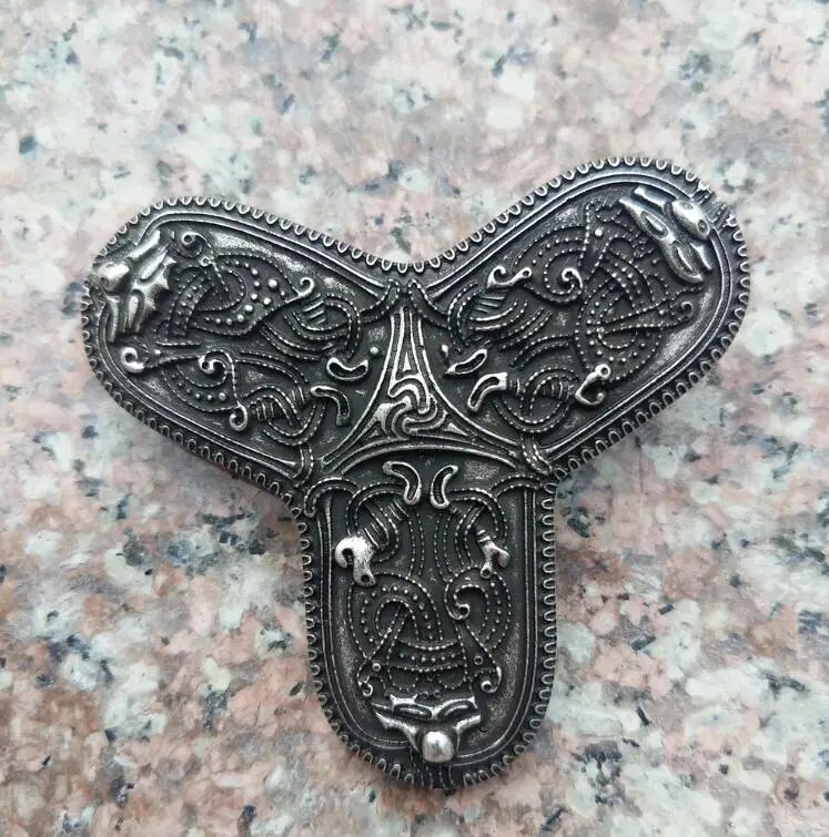 Ant Sterlling Silver Langhong 10 шт. Viking Broonch для женщин амулет Швеция скандинавские броши в форме дракона ювелирные изделия талисман - Окраска металла: Ant Sterlling Silver