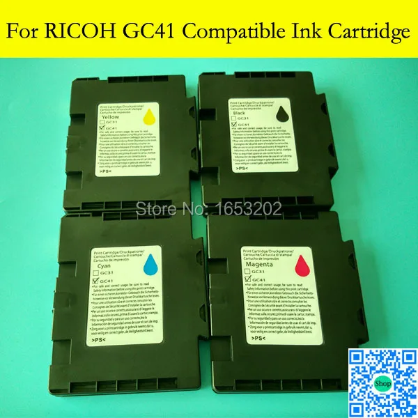 1 комплект GC41 GC 41 с полным картриджи для сублимационных чернил Ricoh SG400 SG800 SG400NA/EU