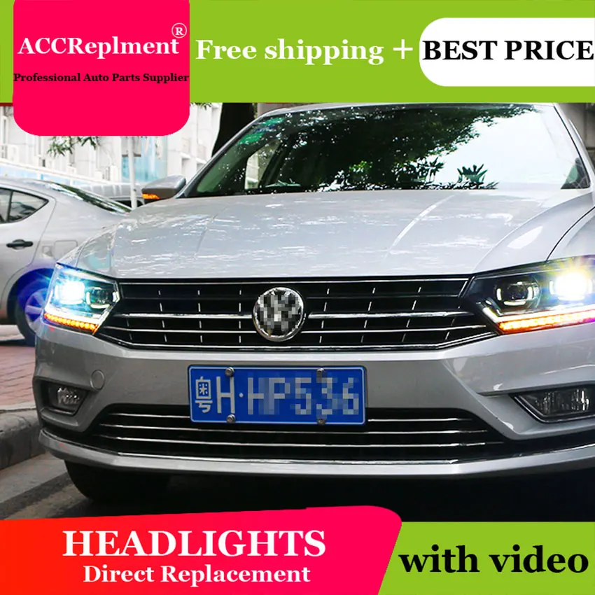 Авто PRO 2016-2018 vw фары bora автомобильный Стайлинг светодиодсветодиодный парковка Q5
