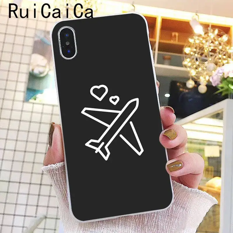 A14 Ruicaica Мультфильм Воздушный самолет новинка чехол для телефона Fundas для iPhone 8 7 6 6S Plus X XS MAX 5 5S SE XR 10 Чехол - Цвет: A14