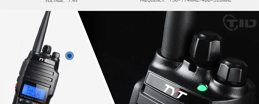 TYT th-uv8000d Walkie talkie VHF-UHF двухдиапазонный 10 Вт трансивер портативный Радиоприемник 10 км th-uv8000d walky talky