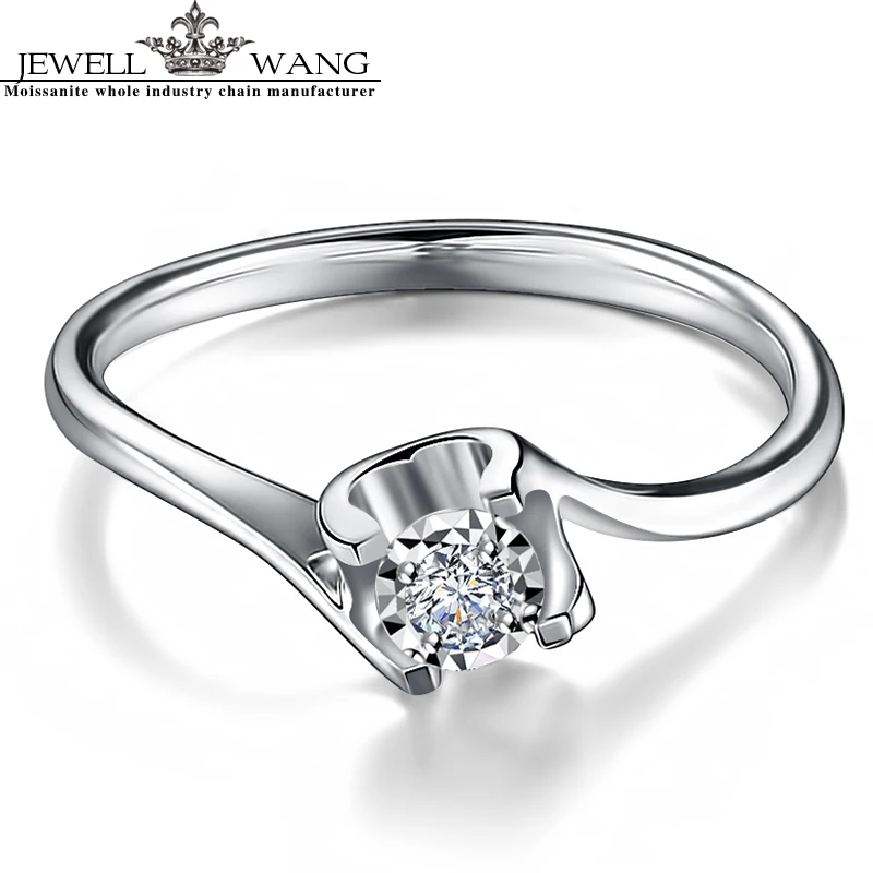Кольцо с бриллиантами 0 6 карата 18 К из белого золота|ring for|rings for womenrings women 18k |