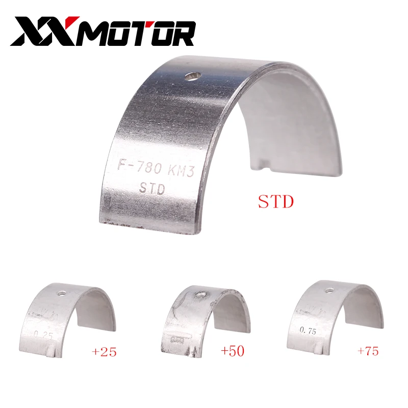 4 шт. коленчатый вал Шатун подшипника STD оверсайз + 0 25 5 75 мм для Honda VTZ250 VTR250 Magna250 VTR VTZ