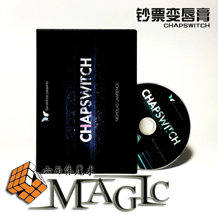 

2015 Chapswitch Nicholas Lawrence and SansMinds (Gimmick and instruction) SM Trick bill chapstick currency Master Magic