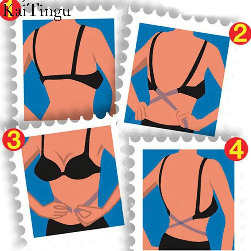 3 шт./лот модные пикантные Нижнее Бельё для девочек назад спинки бюстгальтер