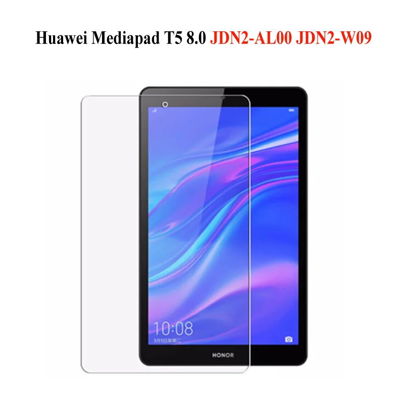 Huawei T5 8 Закаленное стекло для защиты экрана для huawei MediaPad M5 8,4 10,8 lite 8 10,1 стекло для huawei T5 10 8 honor tab 5 8,0 стеклянная пленка - Цвет: Huawei T5 8