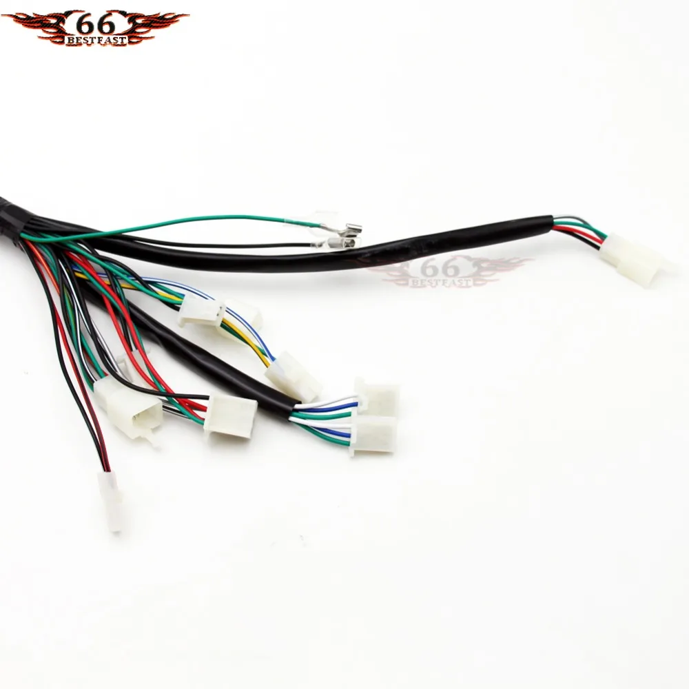Жгут проводов GY6 Wireloom в сборе для скутера 125 куб. См 150 200 250 китайский Elecric Start Kandi ATV
