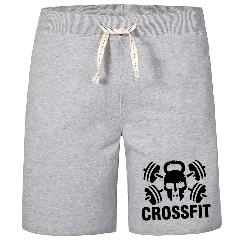 Гимнастические износостойкие шорты Crossfit с черепом в классическом стиле, дышащие, однотонные, из хлопка, лидер продаж, с карманами, штаны для бега