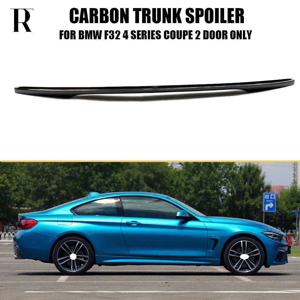 F32 P Стиль углеродного волокна спойлер заднего багажника крыла для BMW 4 серии Coupe 2