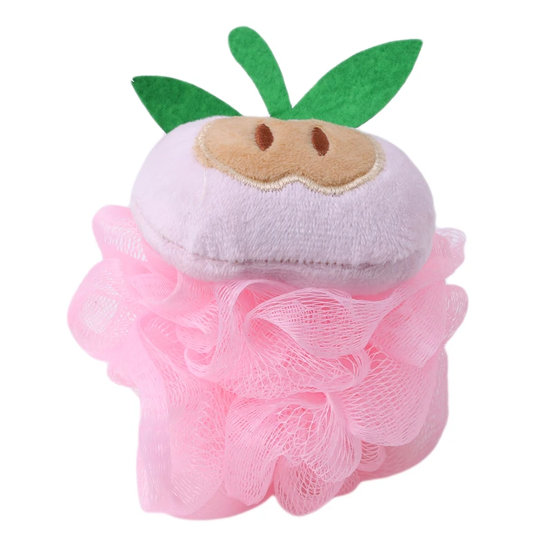 1 шт. кисти для ванны в форме фрукта сетчатые цветов губки отшелушивающее