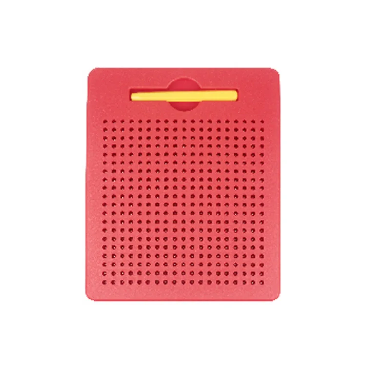 Small red Игрушки для рисования для детей магнитный планшет магнитная подушка доска для рисования магнитные Стальные Бусины Мяч детская обучающая игрушка Подарки Дети искусство - Цвет: Small red