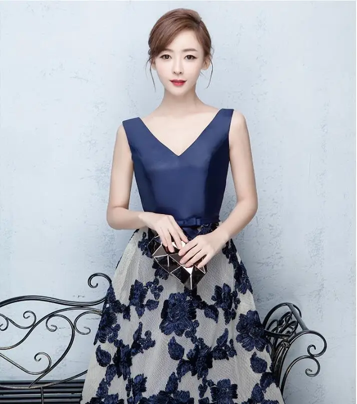 Loverxu Аппликации Кружева Ленты Атласные Чистый Полный платье 2017|lace applique dress|dresses